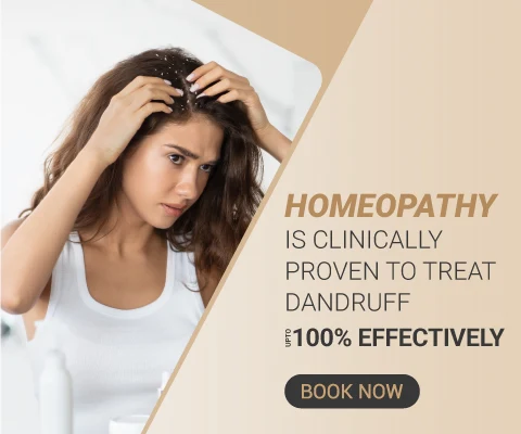 Homeopathy is clinically proven to treat dandruff