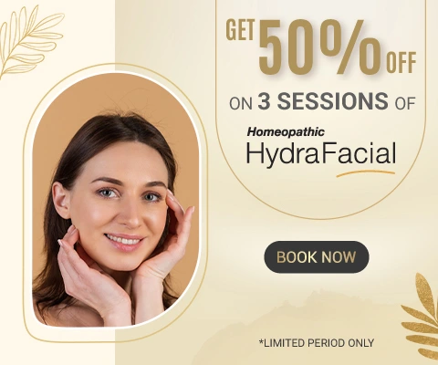 Hydrafacial 50 off on 3 session