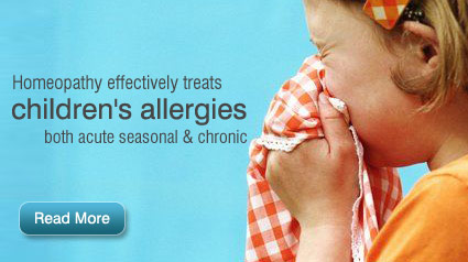 Homeopathy treats children's allergies Homeopathy treats children's allergies