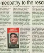 Homeopathy to the rescue