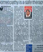 Homeopathy is a safe ‘vaccine-like’ therapy