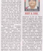 Homeopathy relieves joint aches effectively