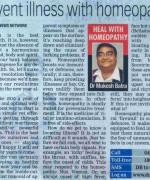 Prevent illness with homeopathy